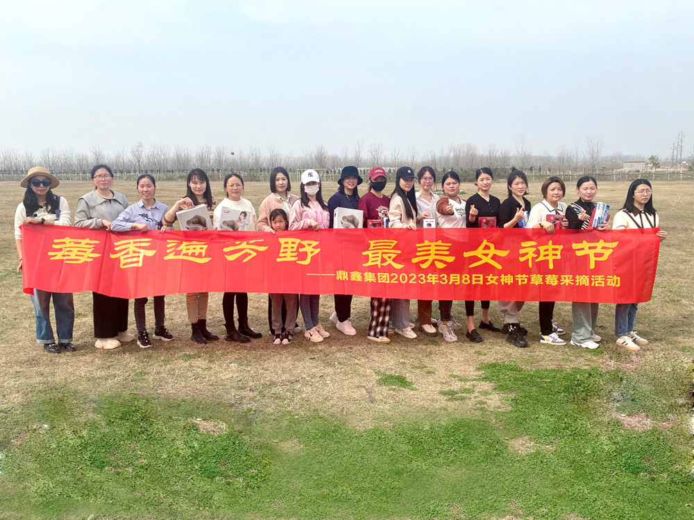 莓香遍芳野  最美女神節——鼎鑫集團3.8女神節草莓采摘活動報道